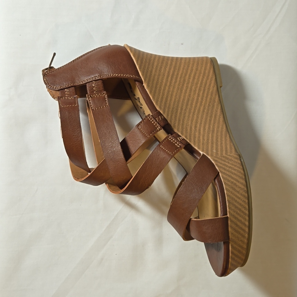 Self Esteem, Women's Size 6, Brown, Wedges, 3 Inch